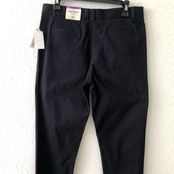 Dockers Girls Navy Blue Pants Approved Schoolwear Plus NEW Size Plus 16.5 - Picture 6 of 8